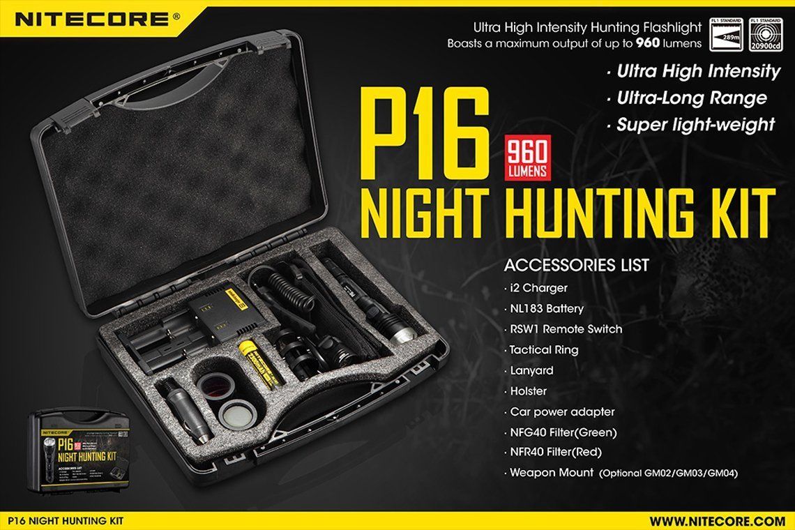 Nitecore P16 960 Lum El Fener Set (Sarj Al+Ayak) - Görsel 2