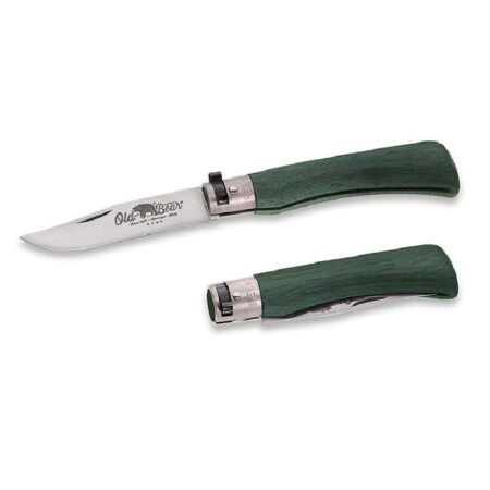 Old Bear 17 Cm Lamine Yeşil Ahşap 6 3/4'' S Çakı
