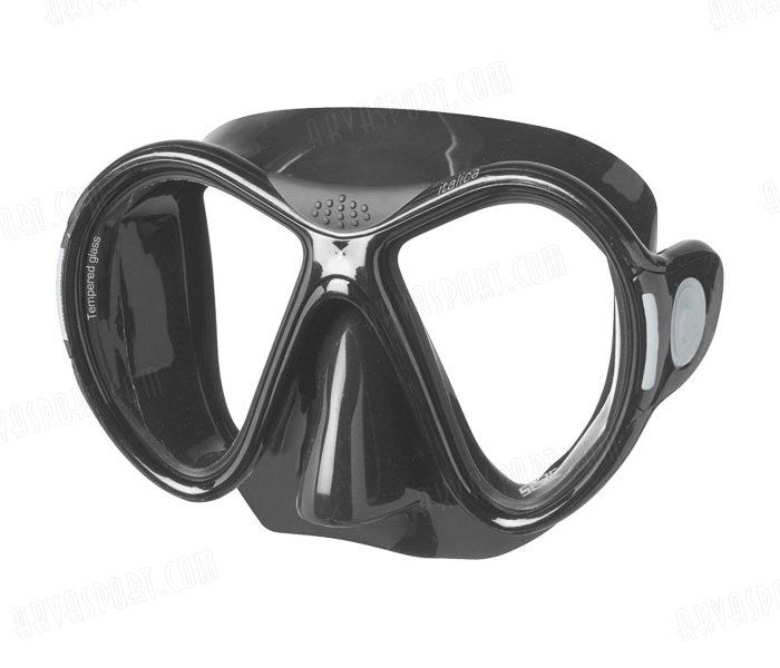 Seac Sub Maske Italica (Siyah Slk./Siyah Cerceve)