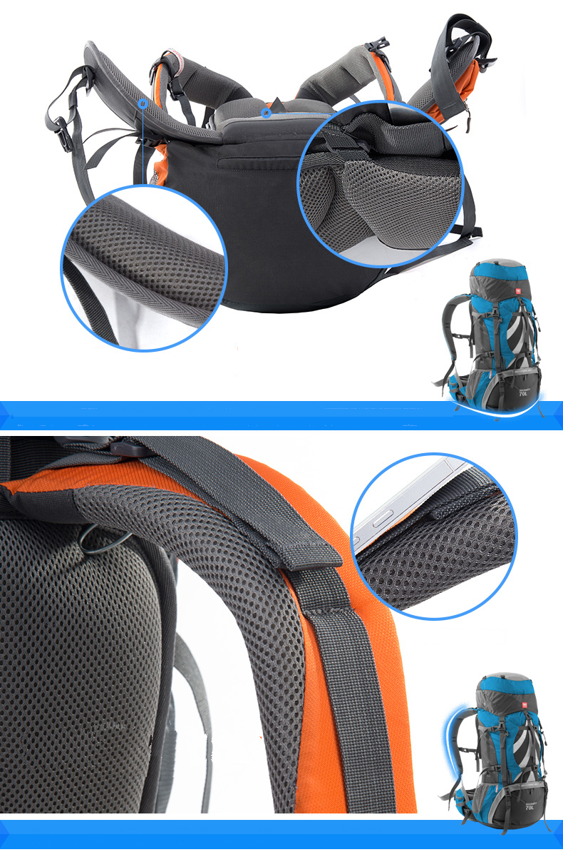 Naturehike Profesyonel Outdoor Çanta 70+5 L - Görsel 9