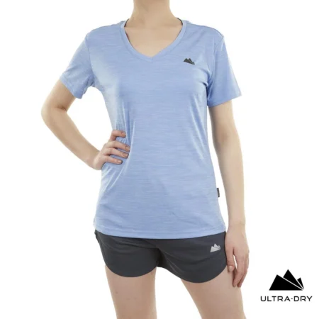 Alpinist Knockout Ultra Dry Kadın T-Shirt – Mavi