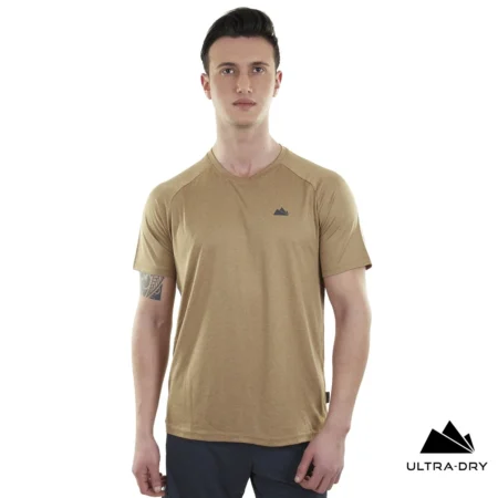 Alpinist Mission Ultra Dry Erkek T-Shirt – Camel