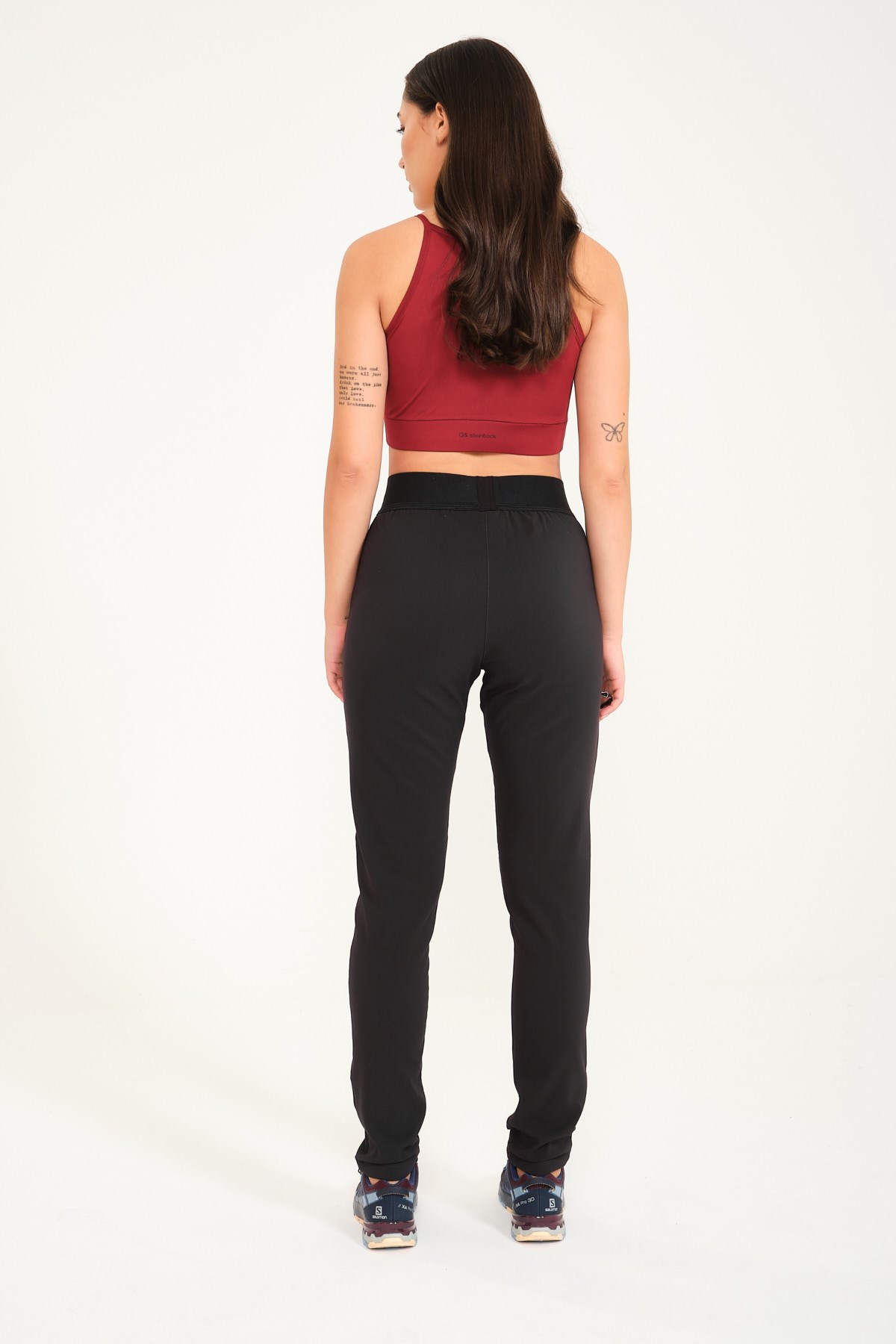 Steinbock Afrodit Outdoor Spandex Kadın Tayt Siyah - Görsel 5