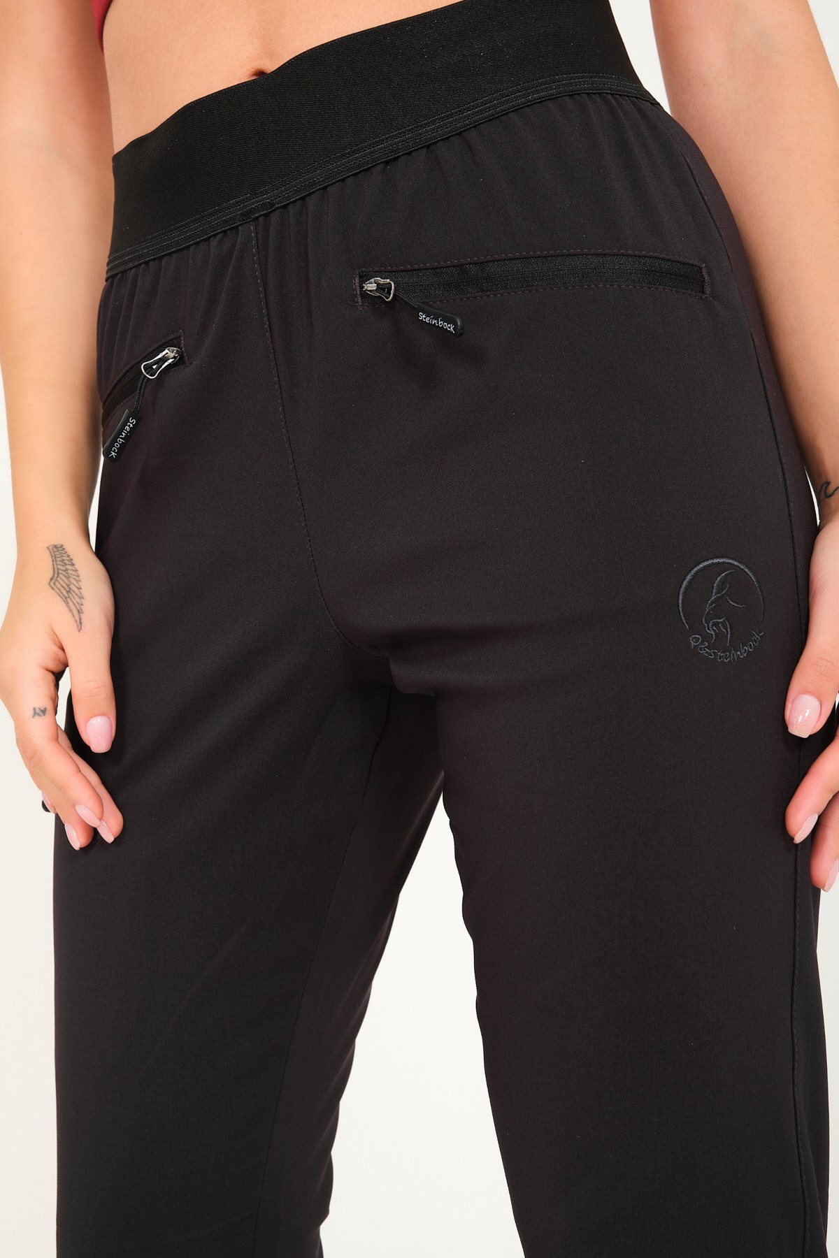 Steinbock Afrodit Outdoor Spandex Kadın Tayt Siyah - Görsel 4