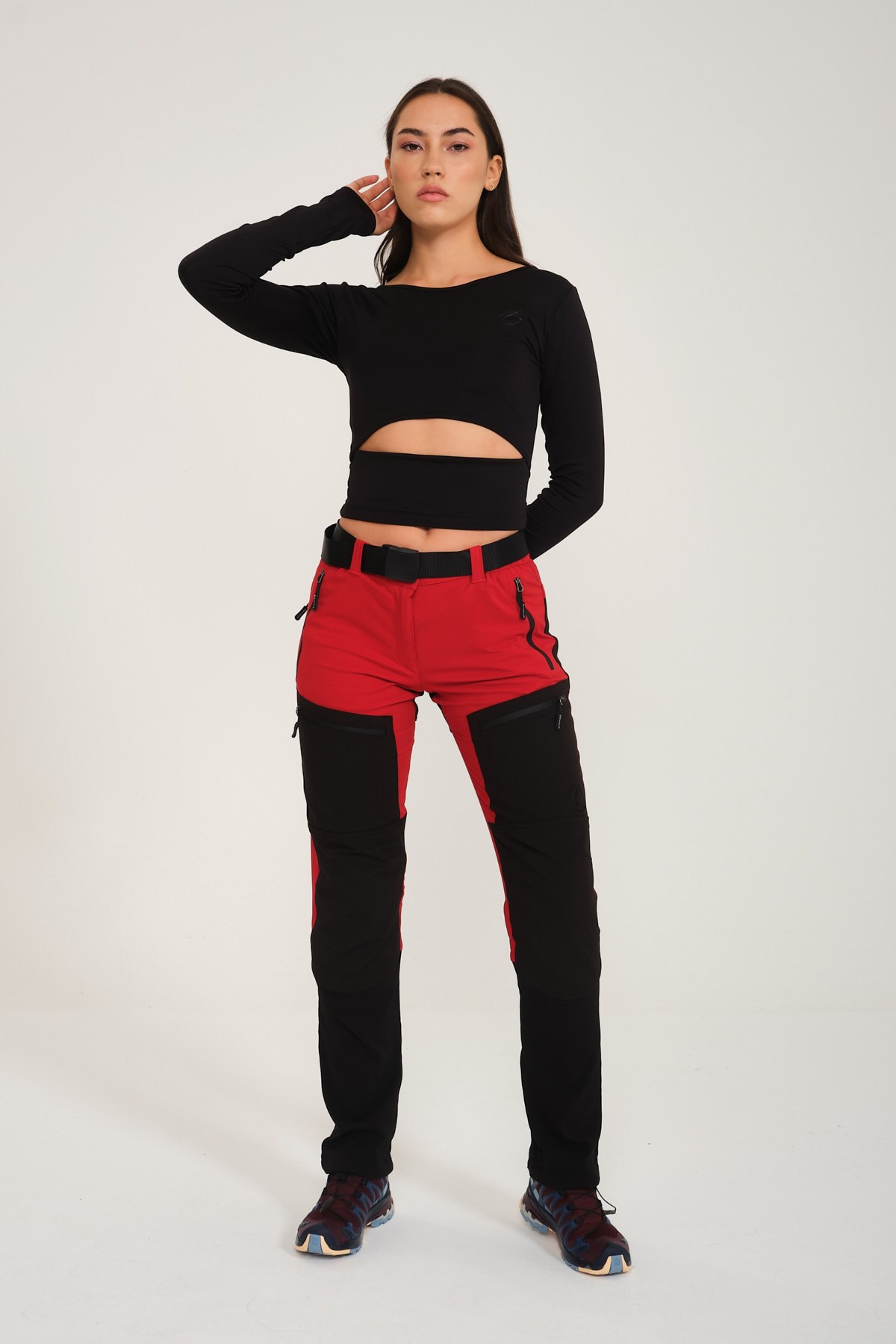 Steinbock Otis Kadın Outdoor Pantolon Kırmızı - Görsel 2
