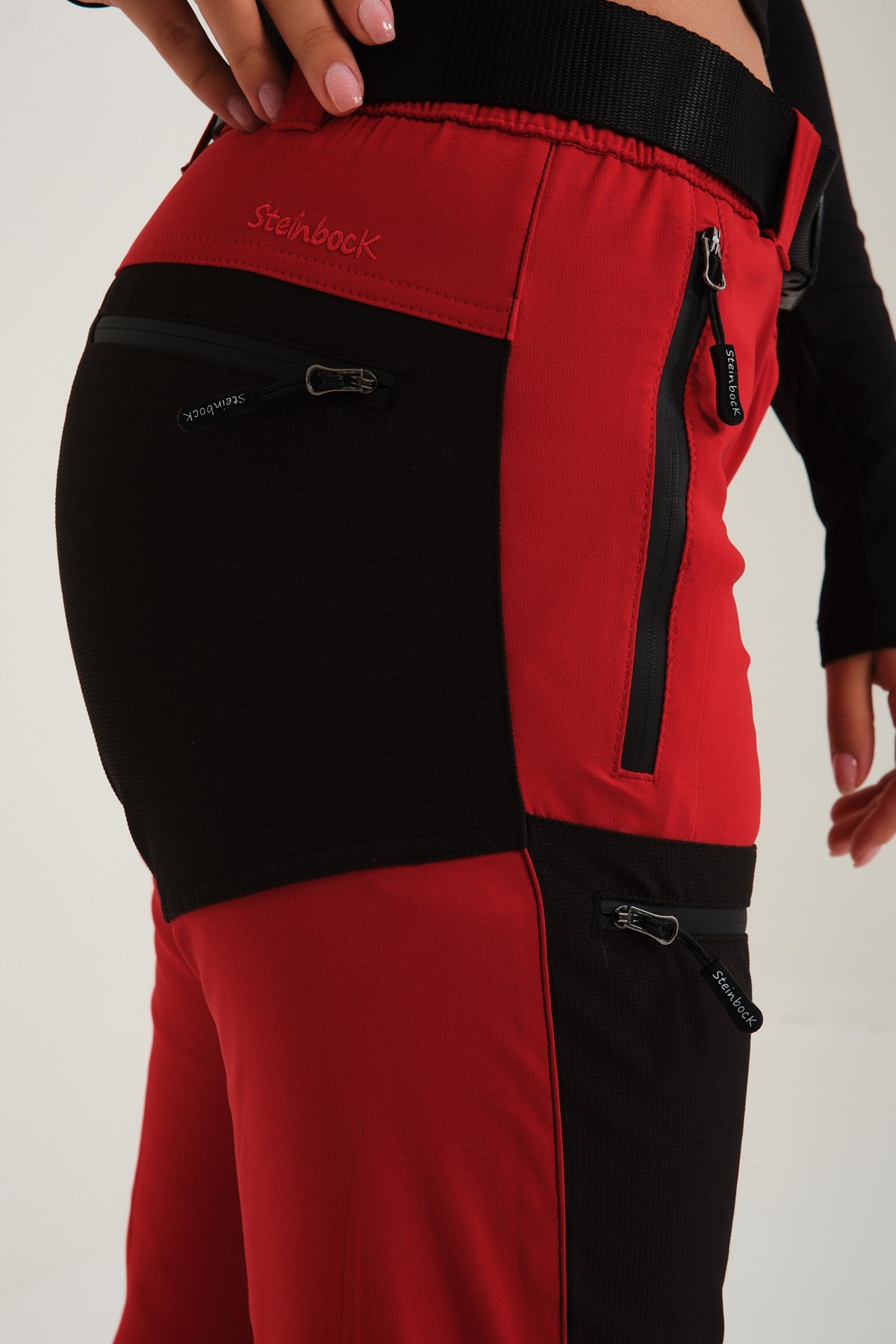 Steinbock Otis Kadın Outdoor Pantolon Kırmızı - Görsel 7