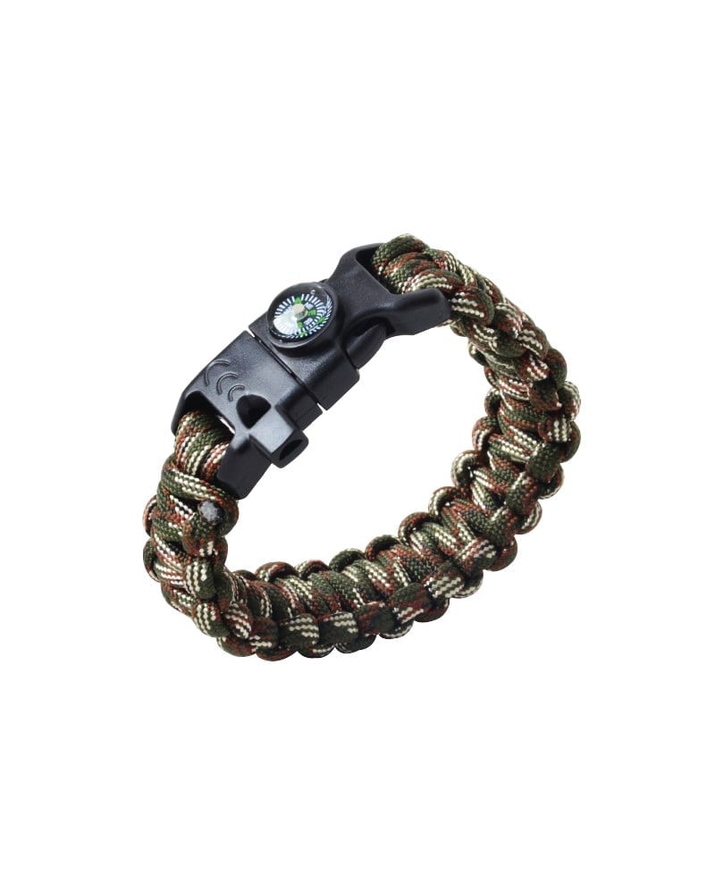 Paracord Bileklik – Magnezyumlu | Çakmaklı, Pusulalı, Düdüklü Survival Bileklik