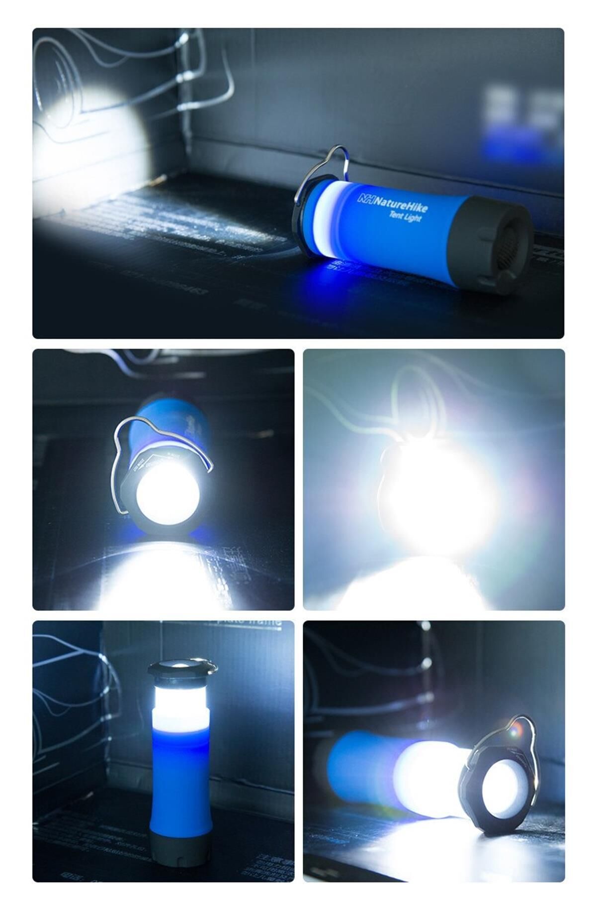 Naturehike 3IN1 Multi Fonksiyonel LED Kamp Lambası - Görsel 6