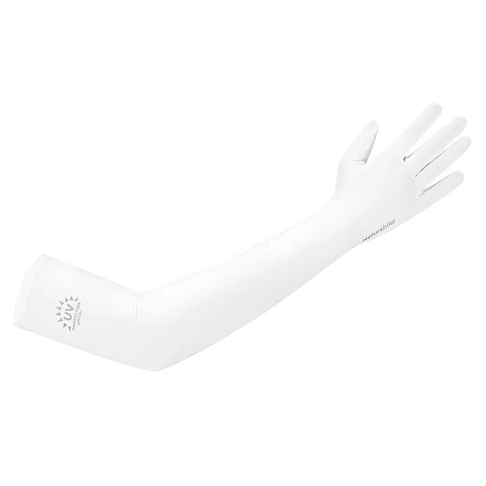 Naturehike UPF50+ Full Finger Güneş Koruma Kollukları Beyaz