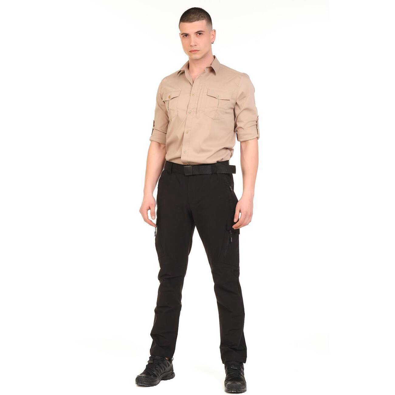 Steinbock Ragnar Kargo Cepli Yazlık Erkek Outdoor Pantolonu Siyah