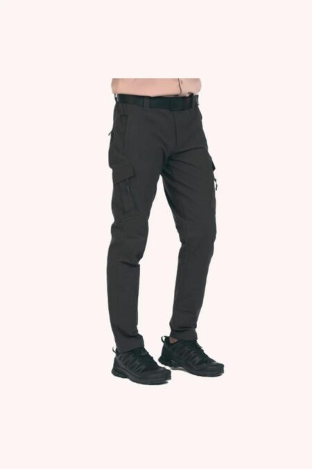 Steinbock Apollon Erkek Outdoor Pantolon – Polarlı (Siyah)