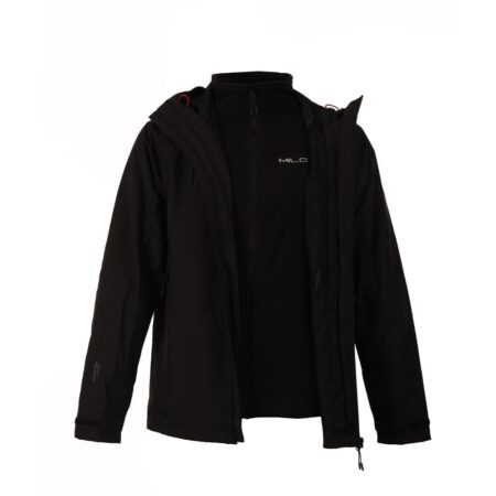 Milo Storm Jacket -  3 İn 1 Siyah