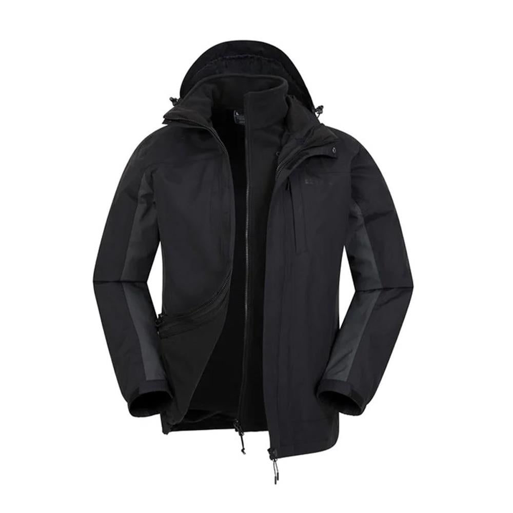 Milo Tunder Jacket - 3 İn 1 Siyah
