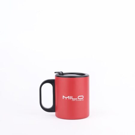 Velka Paslanmaz Çelik Mug-300 ml Bardak Kırmızı