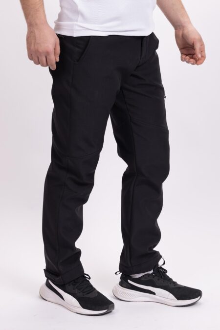Siyah Softshell Pantolon | Suya ve Rüzgâra Dayanıklı Outdoor Pantolon