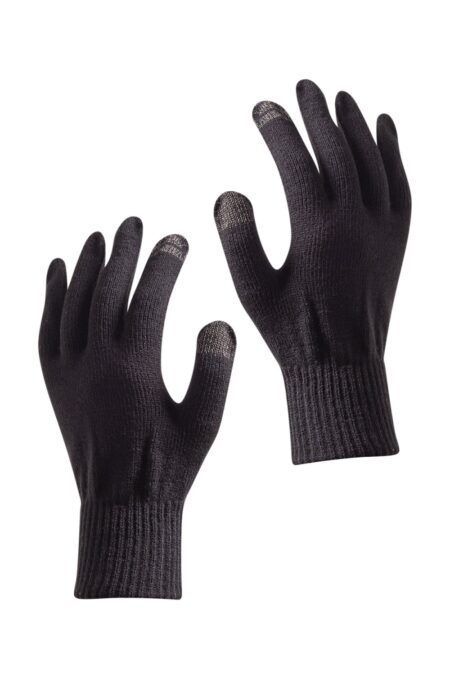 Oil Company Soft Parmak Touch Unisex Kışlık Eldiven – Siyah