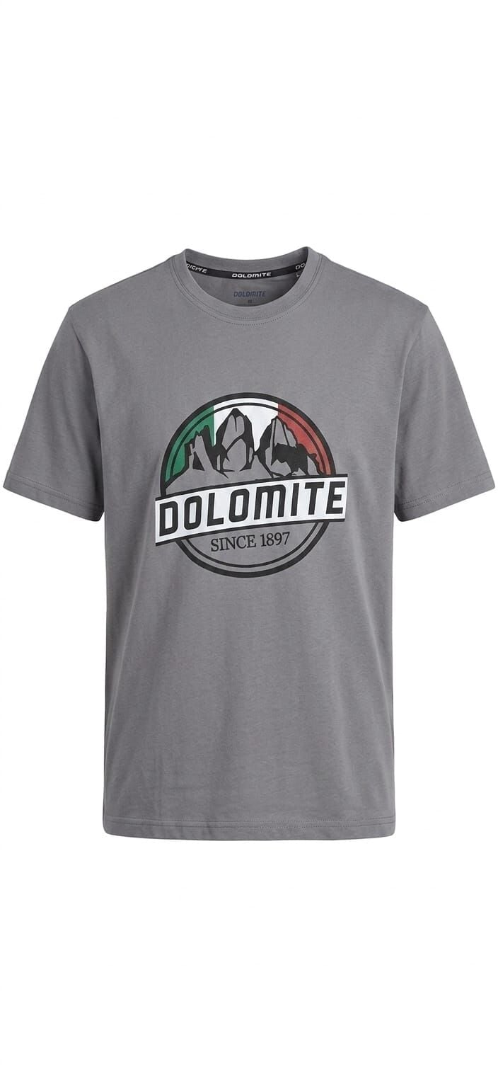 Dolomite Montagna Erkek T-Shirt Antrasit